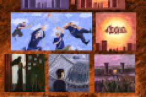 Сет иллюстраций для обложки и диджибука к макси-синглу "Вверх" г