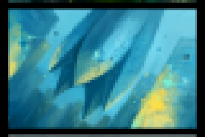 The spaceship of aliens attacks a city