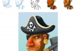 Пират (процесс рисования)