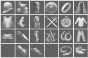 Иконки 60х60 пикс. (22 шт.) к игре в стиле фэнтези