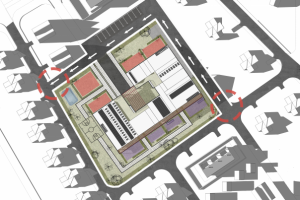 Генеральный план к проекту детского сада