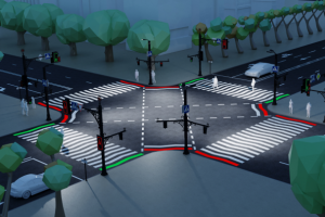 Концепт пешеходного светофора в Москве