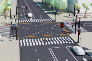 Концепт перекрестка в Москве