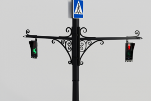 Концепт пешеходного светофора в Москве