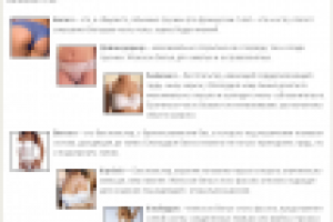 Женское белье – кюлот, балконет и другие фасоны