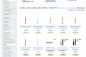 Наполнение одного из крупнейших магазинов косметики в Рунете