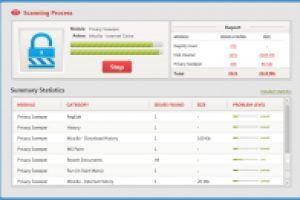 Koox System Optimizer - Окно сканирования