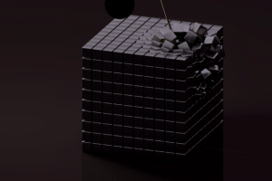 Шарики сквозь кубы