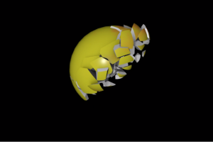 Разрушения шарика