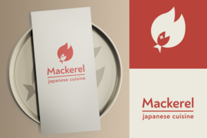 Mackerel | Логотип для ресторана морепродуктов