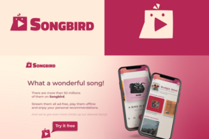 Songbird | Логотип для музыкального стримингового сервиса