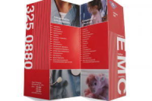 Буклет для медицинской компании ЕМС