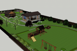 Ландшафтный проект участка