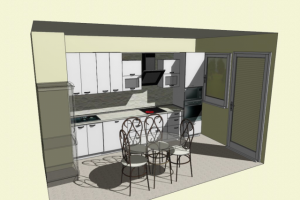 Эскиз кухни