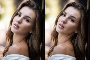 Натуральная ретушь портрета