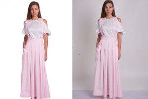 Обтравка на белый фон