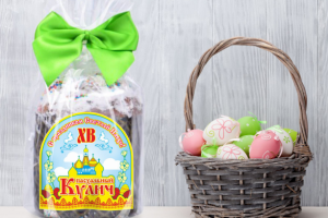 Упаковка для кулича, флексопечать