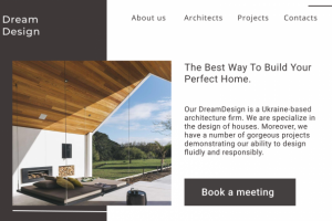 Сайд  для Архитерской компании