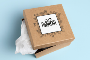 Дизайн логотипа для интернет магазина подарков