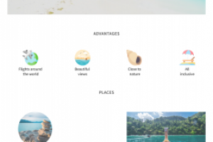 Лендинг туристического агентства