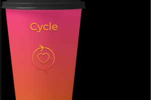 Дизайн кофейни на стаканчике