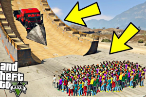 СМОГУТ ЛИ 100+ ЧЕЛОВЕК ОСТАНОВИТЬ НОВУЮ МАШИНУ КАТИВШУЮСЯ ВНИЗ П