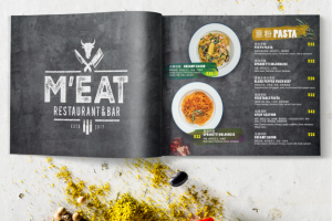 Меню для ресторан M'EAT