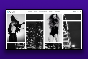 Сайт для модельного агенства "Caratmodel"
