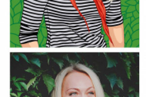 векторный портрет по фото