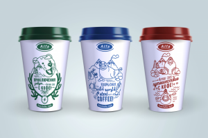 Дизайн стакана кофе