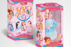 Упаковка интерактивной куклы