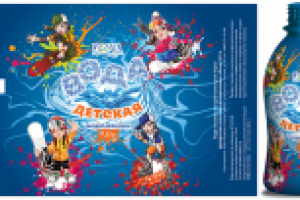 Этикетка "Вода детская Equa"