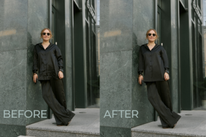 Выглаживание одежды в Фотошоп