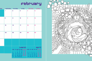 Корпоративный календарь для компании "Merck"