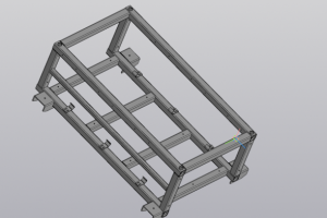 Каркас-стойка для холодильной установки