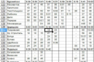 Анализ данных и ввод их в Excel