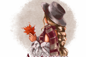 Осенняя открытка (digital art)