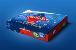 Дизайн коробки настольной игры "Федерация"