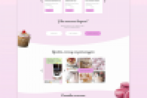 Лендинг для магазина тортов