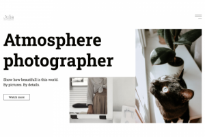 Сайт-портфолио фотографа