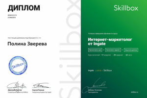 Skillbox. Интернет-маркетолог