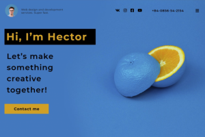 Персональная страница веб-разработчика