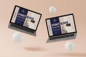 Landing page prototype of the website interior design