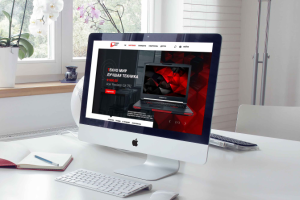 Landing Page техно мир техника для всех