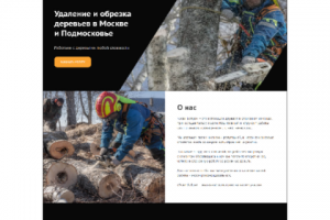 Сайт для команды арбористов