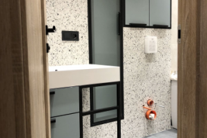 Санузел. Таунхаус. Фото реализованного проекта