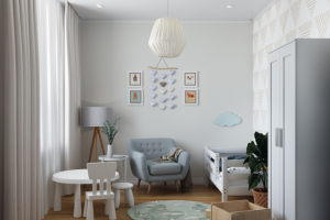 Детская из проекта квартиры в Сокольниках