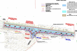 Освещение полосы разгона торможения
