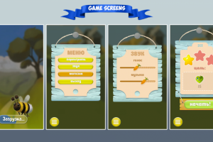 Игровые экраны (ферма match-3)