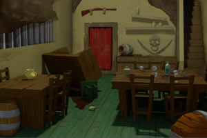 Пиратский паб (интерьер)